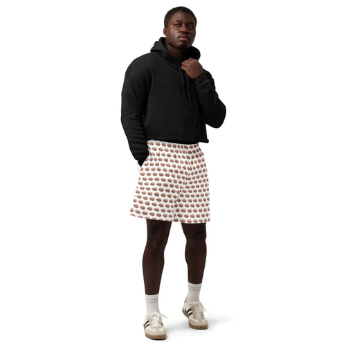 Brain Print Shorts Alzheimer's Awareness | All Over Print Unisex Cotton Long by Alzheimer's Awareness