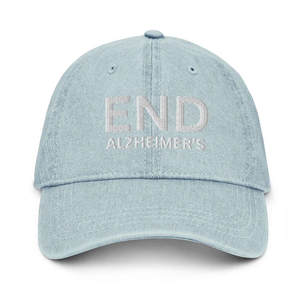Denim Hat END Alzheimer's by Alzheimer's Awareness