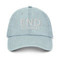 Denim Hat END Alzheimer's by Alzheimer's Awareness