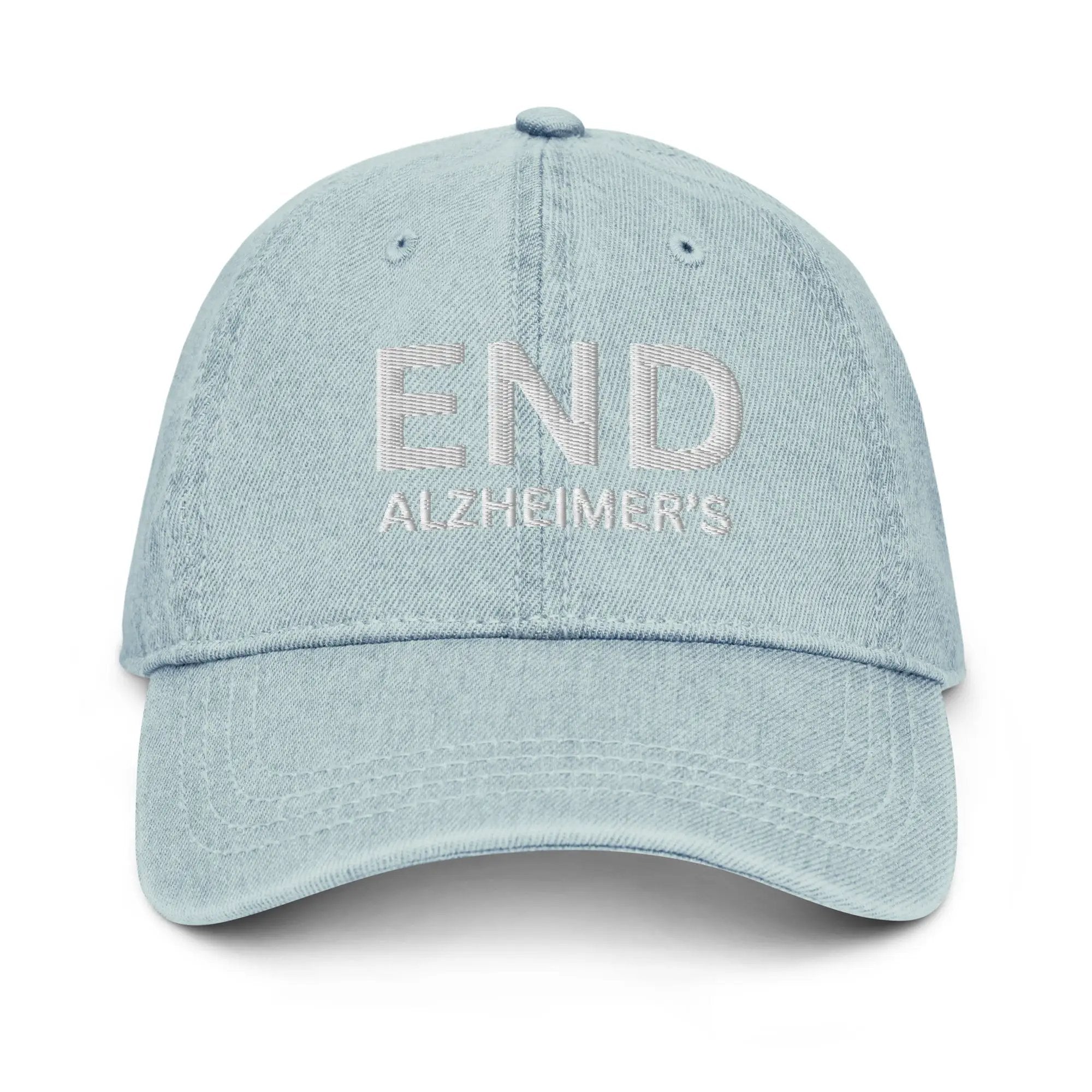 Denim Hat END Alzheimer's by Alzheimer's Awareness