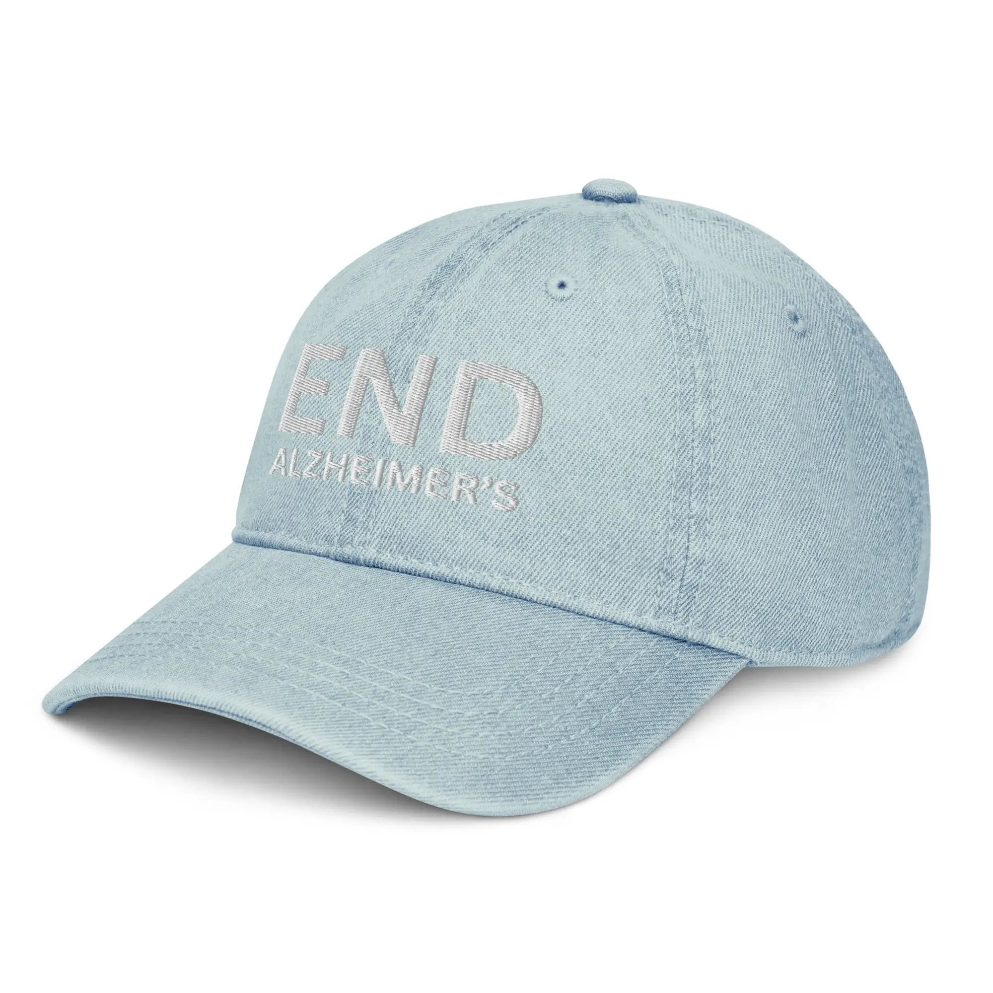 Denim Hat END Alzheimer's by Alzheimer's Awareness