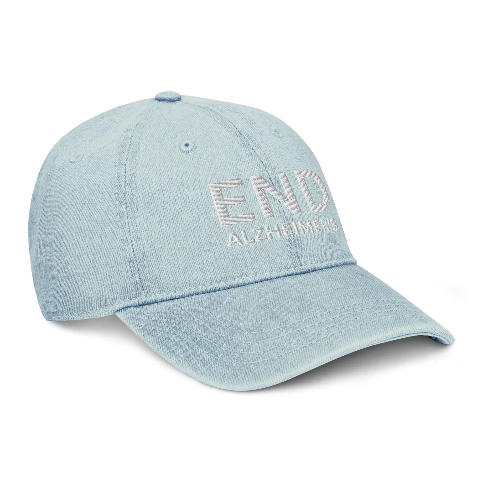 Denim Hat END Alzheimer's by Alzheimer's Awareness