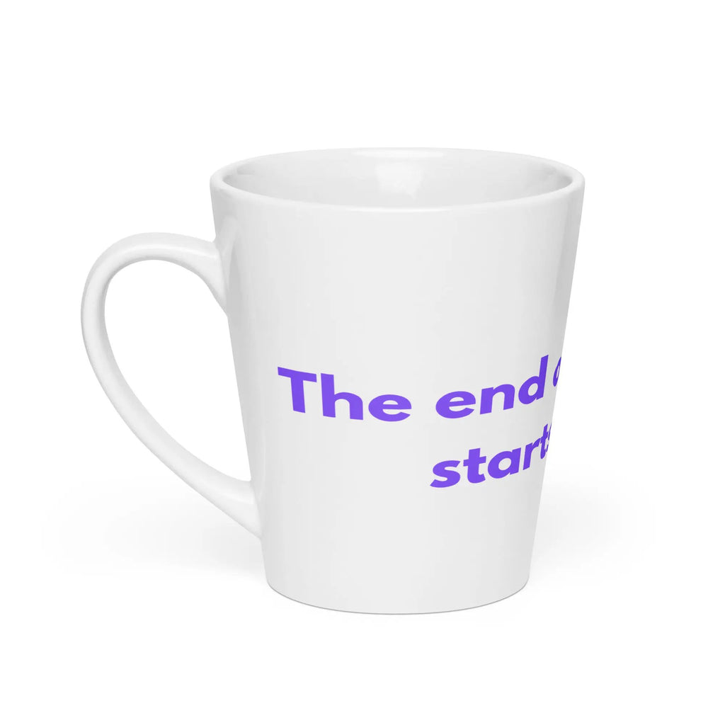 Latte mug The End Of Alzheimer's Starts With Me by Alzheimer's Awareness