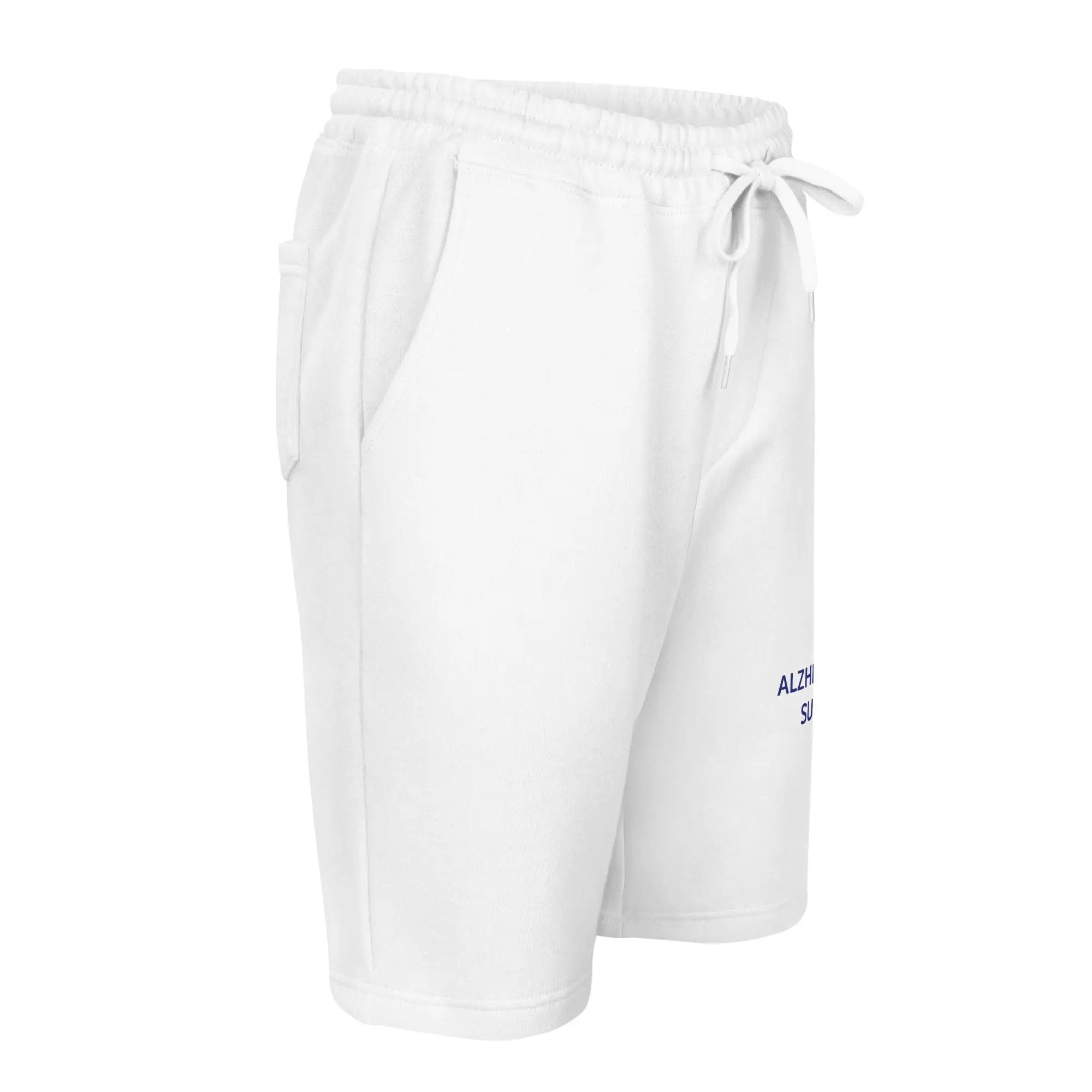 Men's Fleece Shorts Alzheimer's Sucks - Stylish Comfort for a Cause by Alzheimer's Awareness