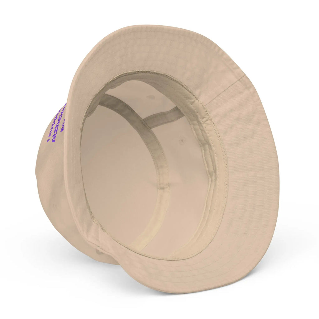 Organic bucket hat I support Alzheimer's research. by Alzheimer's Awareness