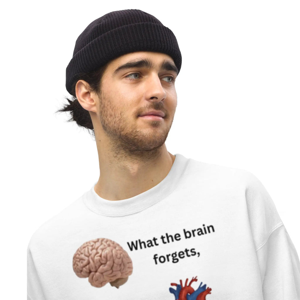 When the brain forgets sweatshirt - Unisex Sweatshirt for Heartfelt Memories by Alzheimer's Awareness