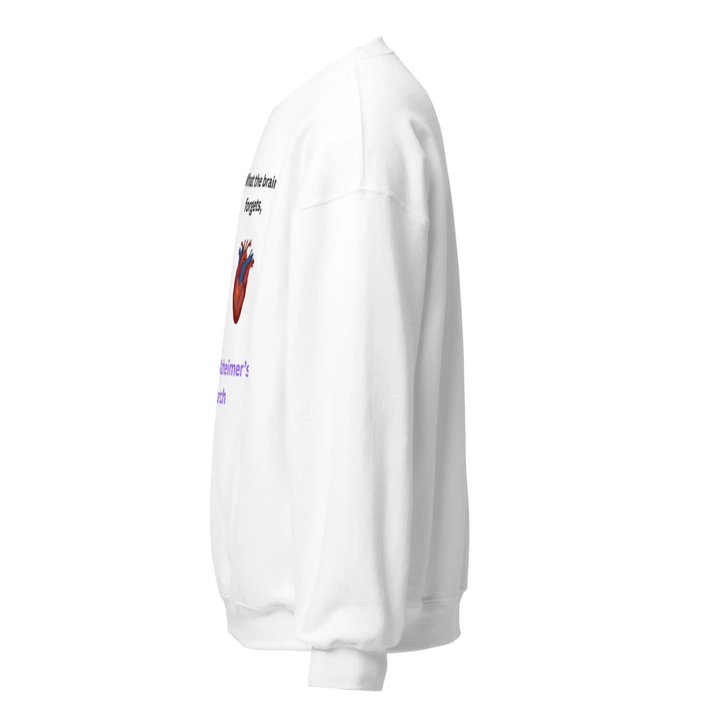 When the brain forgets sweatshirt - Unisex Sweatshirt for Heartfelt Memories by Alzheimer's Awareness