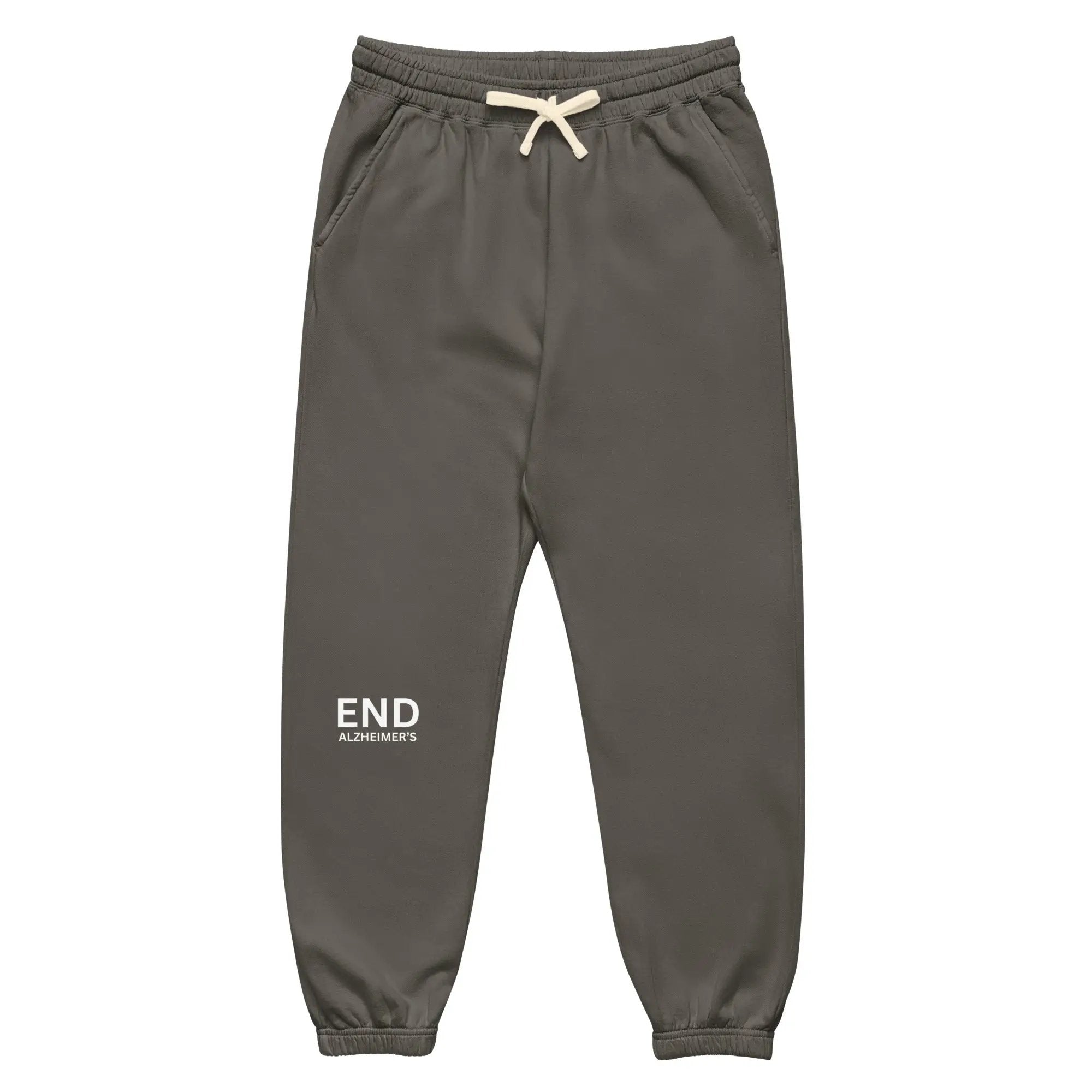 Unisex fleece sweatpants END Alzheimer's by Alzheimer's Awareness