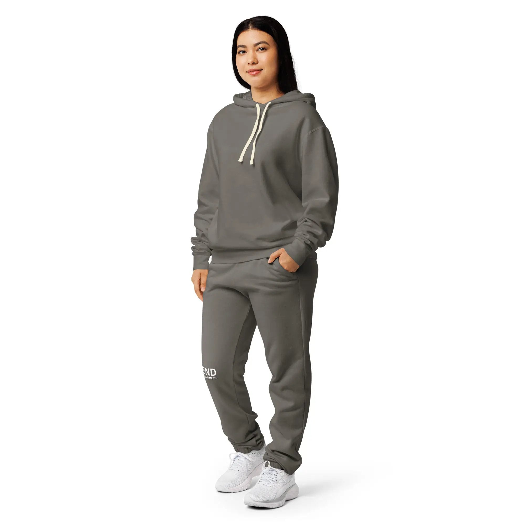 Unisex fleece sweatpants END Alzheimer's by Alzheimer's Awareness