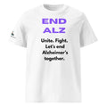 END ALZ Unisex T-Shirt - End Alzheimer's T-Shirt | Alzheimer's Awareness | Superior Quality Stanley/Stella 100% Organic Cotton by Alzheimer's Awareness