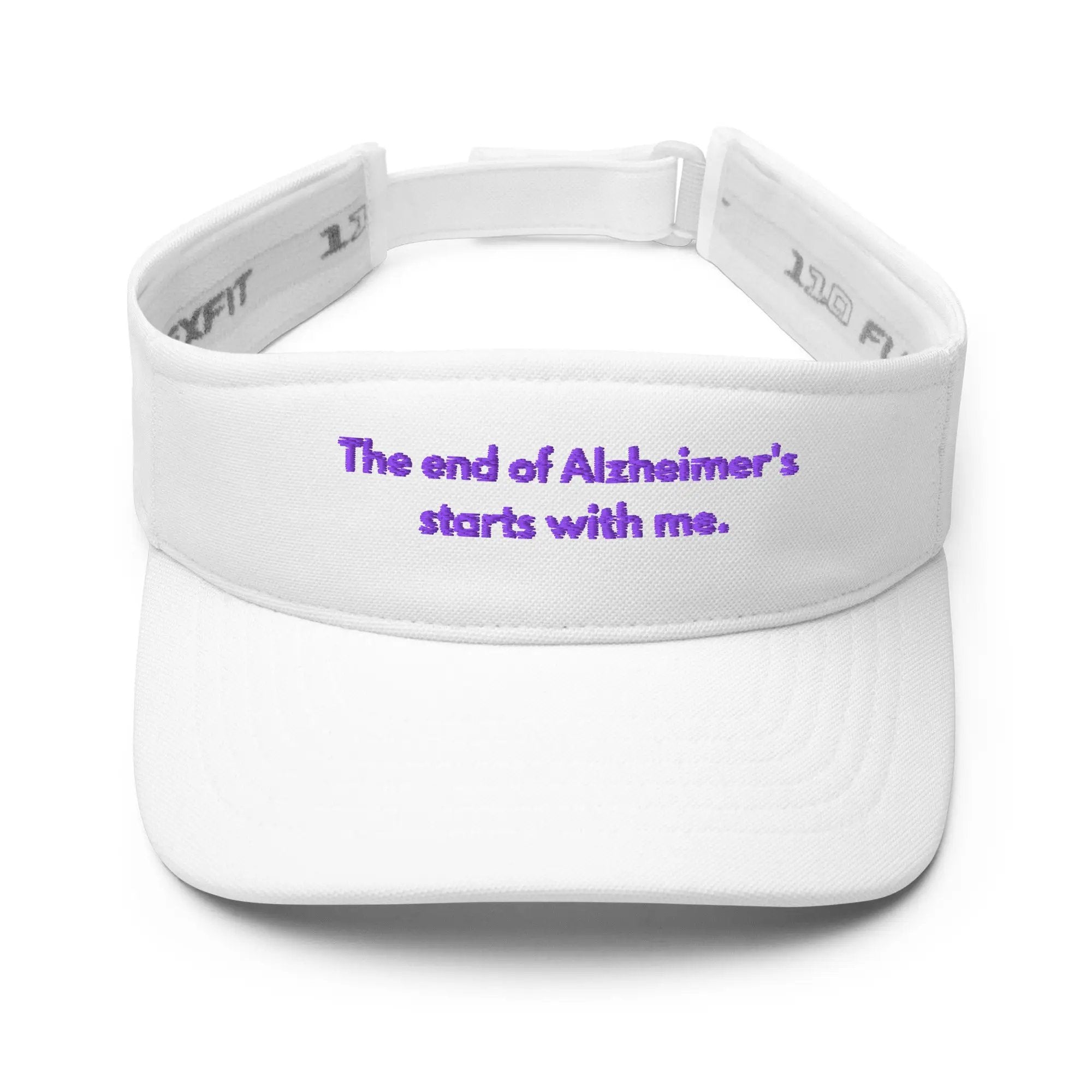Visor The end of Alzheimer's starts with me. by Alzheimer's Awareness