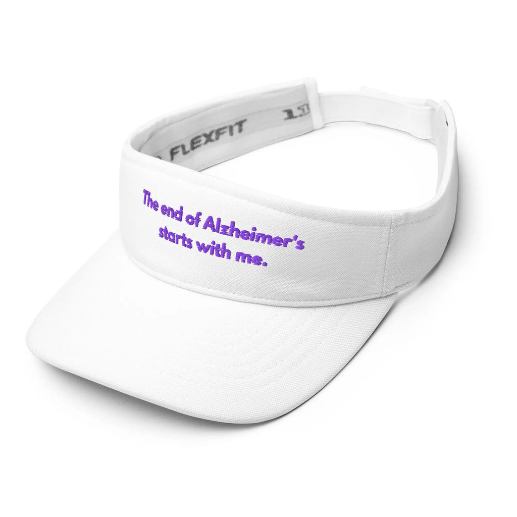 Visor The end of Alzheimer's starts with me. by Alzheimer's Awareness